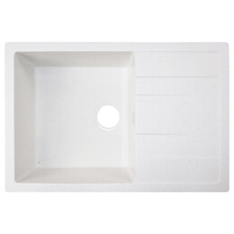 Кухонная мойка Azario Rio CS00105231, белый крап - фото 