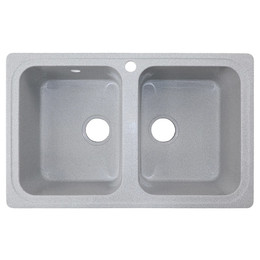 Кухонная мойка Azario Alba CS00105219, серый - фото 