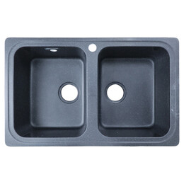 Кухонная мойка Azario Alba CS00105217, чёрный - фото 