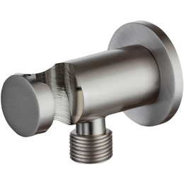 Шланговое подсоединение с держателем Allen Brau Priority 5.31015-BN, никель браш - фото 