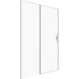 Душевая дверь Allen Brau Priority 120 см 3.31008.BA, серебро браш/прозрачное - фото 