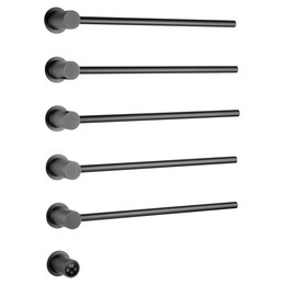 Полотенцесушитель электрический Wonzon & Woghand Hamburg П5 520x665 мм WW-AL315-GM, темный графит - фото 