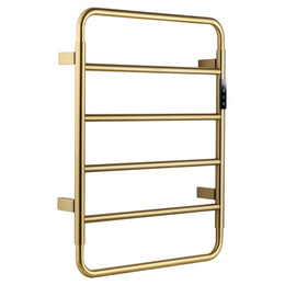 Полотенцесушитель электрический Wonzon & Woghand Wismar П6 450x640 мм WW-AL201-BG, золото - фото 