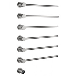 Полотенцесушитель электрический Wonzon & Woghand Baden П6 550x785 мм WW-AL366-BR, никель - фото 