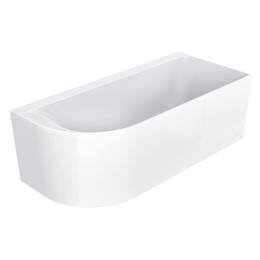 Ванна акриловая Azario Creo Ceramique Mist B 170x75 см AZ-8649-B-1.7, в комплекте с сифоном и металлической рамой - фото 