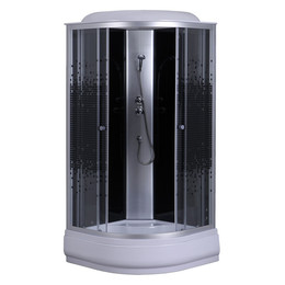 Душевая кабина Loranto 80х80 см CS-6680K 80*80*215, хром/прозрачное - фото 