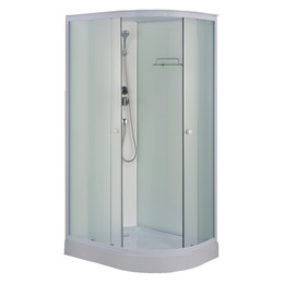 Душевая кабина Loranto 118x78 см CS-876ECTM/W-120 L, белый/матовое - фото 