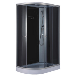 Душевая кабина Loranto 120x80 см CS-877EATM/B-120, хром/тонированное - фото 