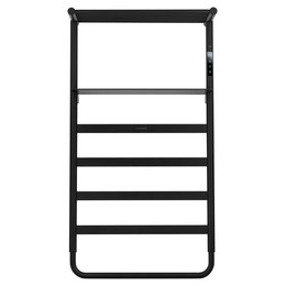 Полотенцесушитель электрический Wonzon & Woghand D&uuml;sseldorf с полкой П7 450x862 мм WW-A208-MB, чёрный - фото 