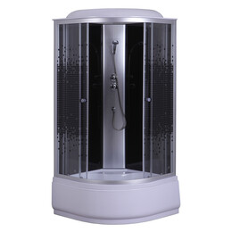 Душевая кабина Loranto 80х80 см CS-6680K 80*80*215, хром/прозрачное - фото 