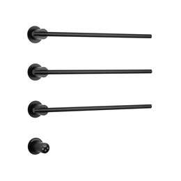 Полотенцесушитель электрический Wonzon & Woghand Dortmund П3 586x477 мм WW-A363-MB, чёрный - фото 