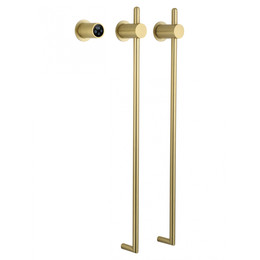 Полотенцесушитель электрический Wonzon & Woghand Leipzig П2 420x760 мм WW-AL3621-BG, золото - фото 