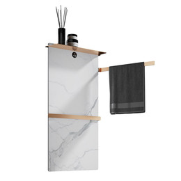 Полотенцесушитель электрический Wonzon & Woghand Stuttgart 430x806 мм WW-A504W-BG, золото - фото 