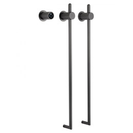 Полотенцесушитель электрический Wonzon & Woghand Leipzig П2 420x760 мм WW-AL3621-GM, темный графит - фото 