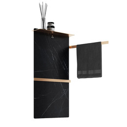 Полотенцесушитель электрический Wonzon & Woghand Stuttgart 430x806 мм WW-A504-BG, золото - фото 