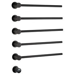 Полотенцесушитель электрический Wonzon & Woghand Hamburg П5 520x665 мм WW-AL315-MB, чёрный - фото 