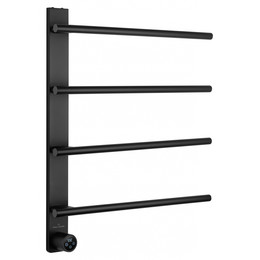 Полотенцесушитель электрический Wonzon & Woghand N&uuml;rnberg П4 520x617 мм WW-AL344-MB, чёрный - фото 