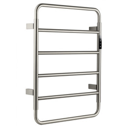 Полотенцесушитель электрический Wonzon & Woghand Wismar П6 450x640 мм WW-AL201-BR, никель - фото 