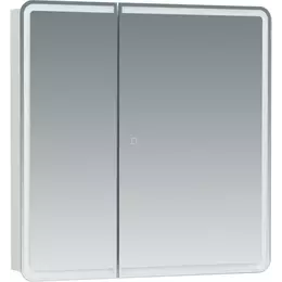 Зеркало-шкаф Aquanet Оптима 80 см 00311862 LED, белый - фото 