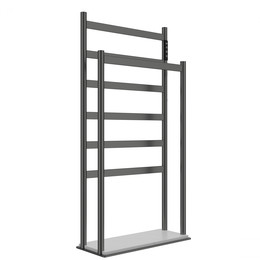 Полотенцесушитель электрический Wonzon & Woghand Essen П7 475x958 мм WW-A407-GM, темный графит - фото 