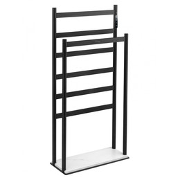 Полотенцесушитель электрический Wonzon & Woghand Essen П7 475x958 мм WW-A407-MB, чёрный - фото 