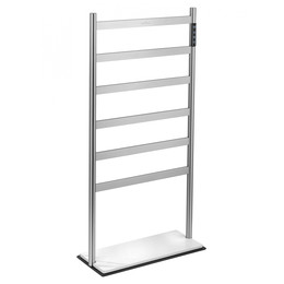 Полотенцесушитель электрический Wonzon & Woghand Essen П6 475x958 мм WW-A406-BR, никель - фото 