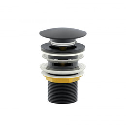 Донный клапан Wonzon & Woghand WW-88SS01-BGM, тёмный графит - фото 