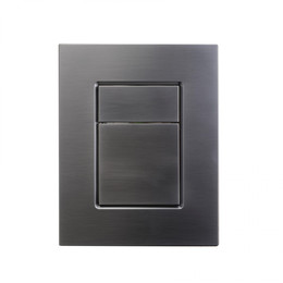 Кнопка смыва Wonzon & Woghand WW-IB256-BGM, тёмный графит - фото 