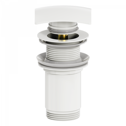 Донный клапан Wonzon & Woghand WW-88SS08-MW, белый - фото 