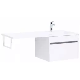 Тумба подвесная с раковиной-столешницей Aquanet Токио 120 см R 00236916, белый - фото 