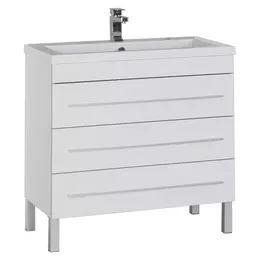 Тумба напольная с раковиной Aquanet Верона 100 см 00178471, белый - фото 