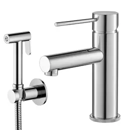 Смеситель для раковины с лейкой для биде Timo Saona 2360/00G - фото 