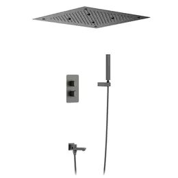 Душевая система для ванны Timo Petruma SX-5019/18SM (со скрытой частью) чёрное золото - фото 