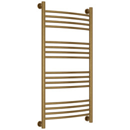 Полотенцесушитель водяной Сунержа Богема+ П16 500x1060 мм (выгнутая перемычка) 05-0221-1050, состаренная бронза - фото 