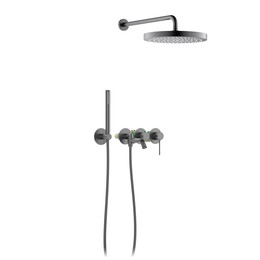 Душевая система для ванны Timo Saona SX-2348/18SM (со скрытой частью) чёрное золото - фото 