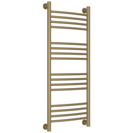 Полотенцесушитель водяной Сунержа Богема+ П16 400x1060 мм (выгнутая перемычка) 032-0221-1040, золото матовое - фото 