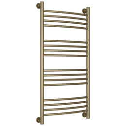 Полотенцесушитель водяной Сунержа Богема+ П16 500x1060 мм (выгнутая перемычка) 32-0221-1050, золотой шёлк - фото 