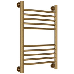 Полотенцесушитель водяной Сунержа Богема+ П10 400x660 мм (выгнутая перемычка) 05-0221-6040, состаренная бронза - фото 