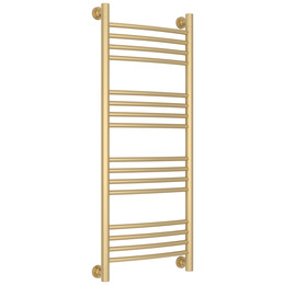 Полотенцесушитель водяной Сунержа Богема+ П16 400x1060 мм (выгнутая перемычка) 022-0221-1040, шампань матовый - фото 