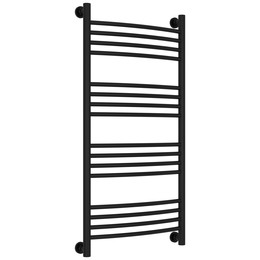 Полотенцесушитель водяной Сунержа Богема+ П16 500x1060 мм (выгнутая перемычка) 31-0221-1050, чёрный матовый - фото 
