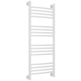 Полотенцесушитель водяной Сунержа Богема+ П16 400x1060 мм (выгнутая перемычка) 30-0221-1040, белый матовый - фото 