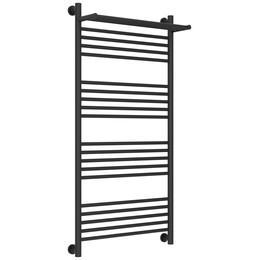 Полотенцесушитель водяной Сунержа Богема+ с полкой П20 600x1260 мм 15-0223-1260, тёмный титан муар - фото 