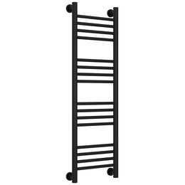 Полотенцесушитель водяной Сунержа Богема+ П16 300x1060 мм (прямая перемычка) 31-0220-1030, чёрный матовый - фото 