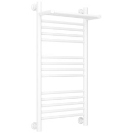 Полотенцесушитель водяной Сунержа Богема+ с полкой П14 400x860 мм 30-0223-8040, белый матовый - фото 
