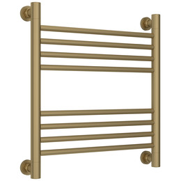 Полотенцесушитель водяной Сунержа Богема+ П8 500x560 мм (прямая перемычка) 032-0220-5050, золото матовое - фото 