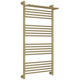 Полотенцесушитель водяной Сунержа Богема+ с полкой П20 600x1260 мм 032-0223-1260, золото матовое - фото 