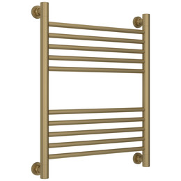 Полотенцесушитель водяной Сунержа Богема+ П10 500x660 мм (прямая перемычка) 032-0220-6050, золото матовое - фото 