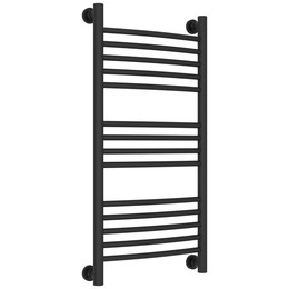 Полотенцесушитель водяной Сунержа Богема+ П14 400x860 мм (выгнутая перемычка) 15-0221-8040, тёмный титан муар - фото 