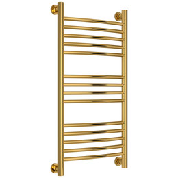 Полотенцесушитель водяной Сунержа Богема+ П14 400x860 мм (выгнутая перемычка) 03-0221-8040, золото - фото 
