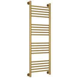 Полотенцесушитель водяной Сунержа Богема+ П20 400x1260 мм (прямая перемычка) 051-0220-1240, состаренная латунь - фото 